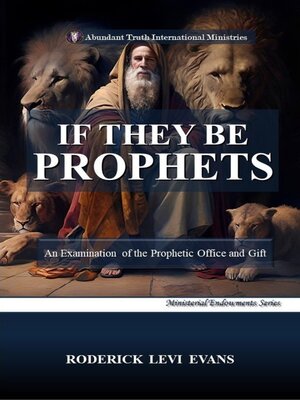 cover image of If They Be Prophets